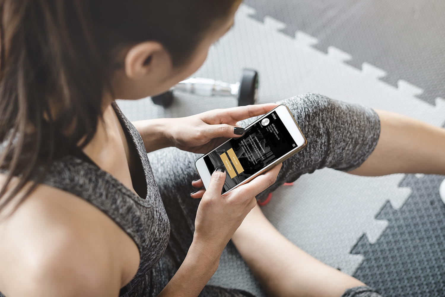 Fitism - Digital Transformation Project App Visual 1 - Grey Coffee
