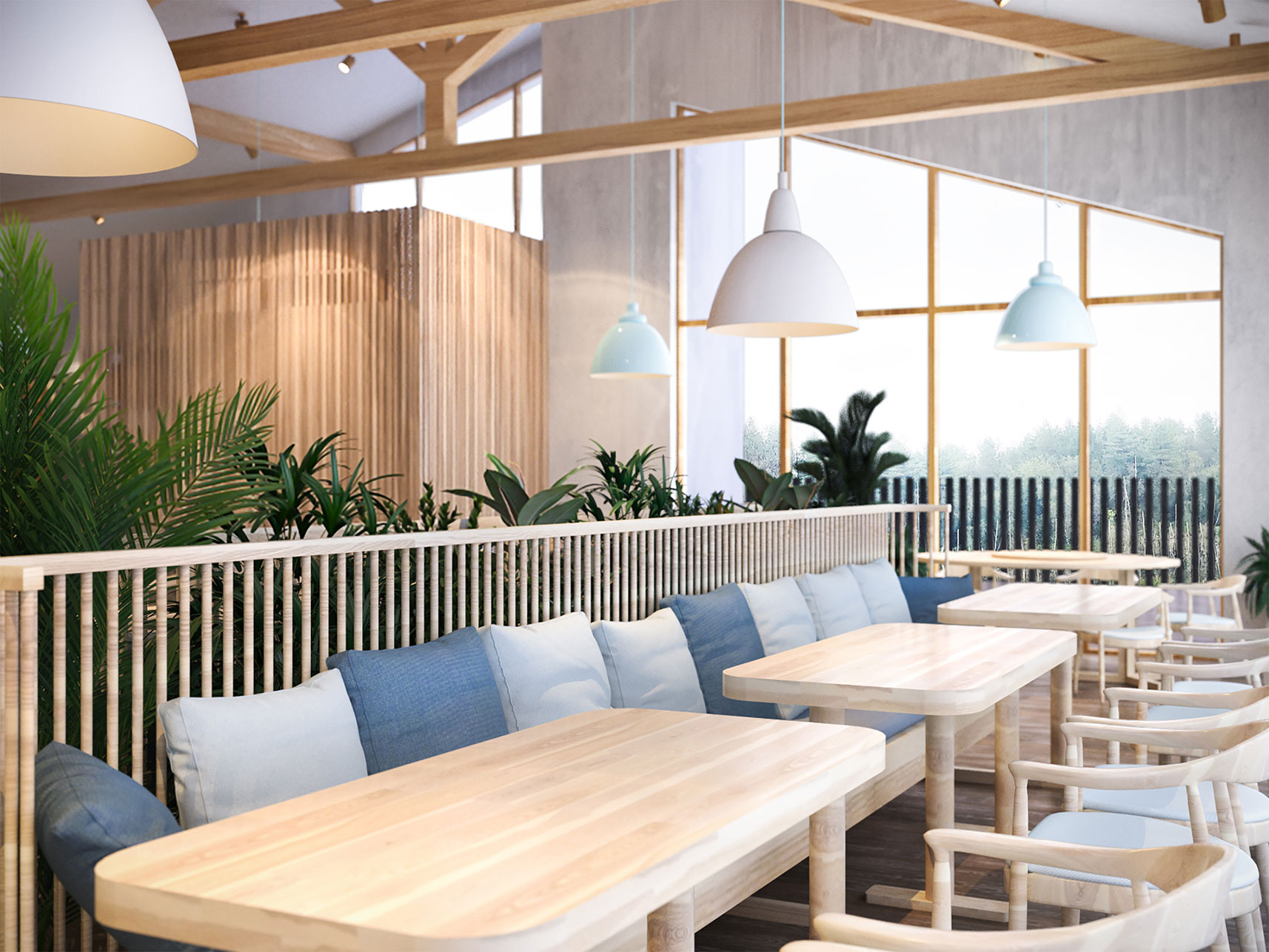 Forest Holidays - Interior Transformation - Delamere Forest Project Visual 1 - Grey Coffee